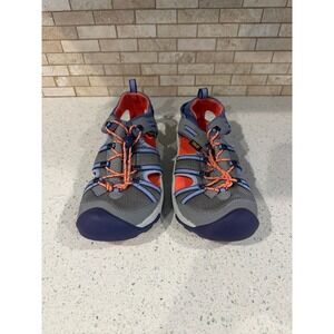 Teva Omnium 2 Closed Toe Sport Sandals Gray Purple Coral Women's Size‎ 5 Hiking